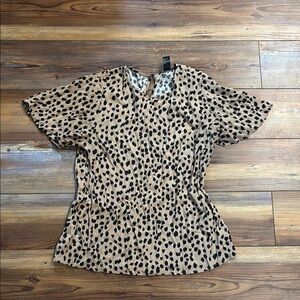 Leopard Print Women's Top